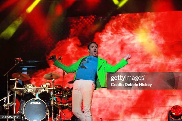 Simon Le Bon of Duran Duran performs at Electric Picnic Festival at Stradbally Hall Estate on September 3, 2017 in Laois, Ireland.