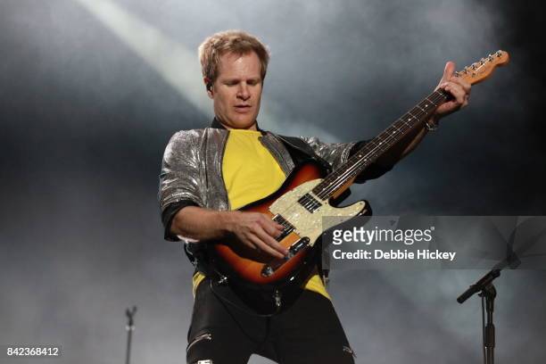 Dominic Brown of Duran Duran performs at Electric Picnic Festival at Stradbally Hall Estate on September 3, 2017 in Laois, Ireland.
