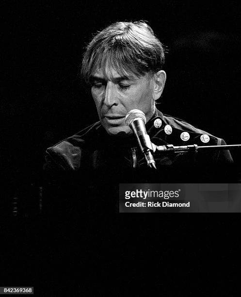 Singer/Songwriter John Cale performs during Elvis: The Tribute at The Pyramid Arena in Memphis Tennessee October 08, 1994
