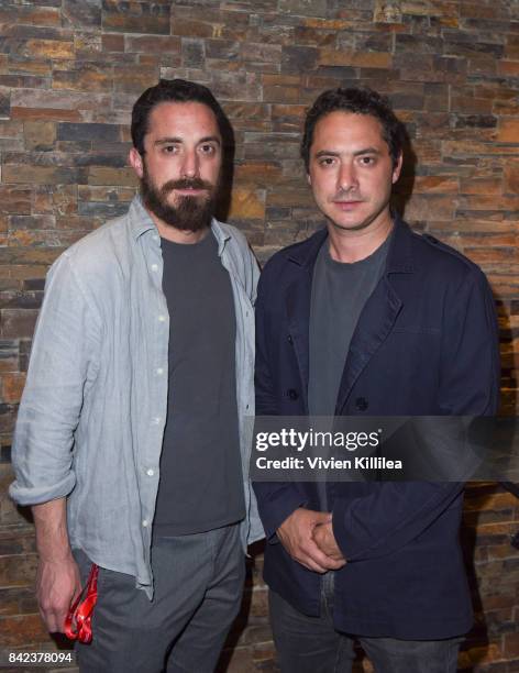 Pablo Larrain and Juan de Dios Larrain attend the Telluride Film Festival 2017 on September 2, 2017 in Telluride, Colorado.