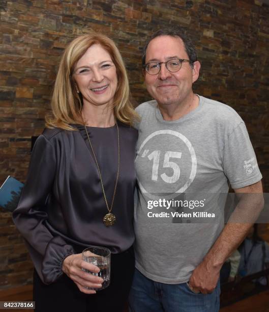 Of The Academy of Motion Picture Arts and Sciences Dawn Hudson and co-founder and co-president of Sony Pictures Classics Michael Barker attend the...