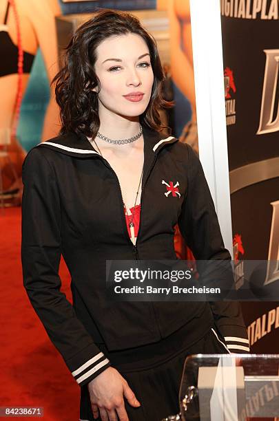 Adult film actress Stoya attends the 2009 AVN Adult Entertainment Expo at the Sands Expo Convention Center on January 9, 2009 in Las Vegas, Nevada.