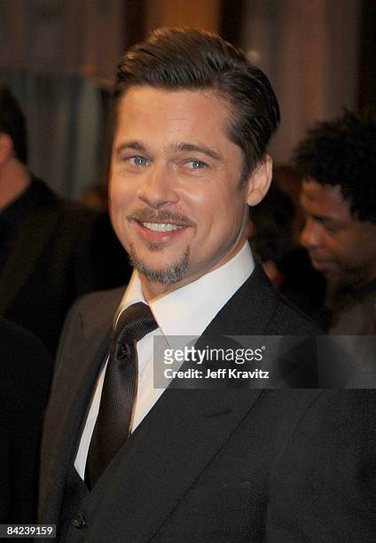 Actor Brad Pitt during VH1's 14th Annual Critics' Choice Awards held at the Santa Monica Civic Auditorium on January 8, 2009 in Santa Monica,...