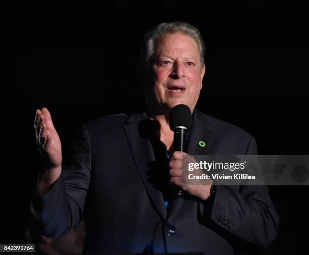 Al Gore introduces "An Inconvenient Sequel" at the Telluride Film Festival 2017 on September 2, 2017 in Telluride, Colorado.