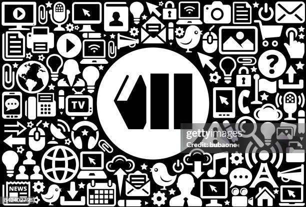 book icon black and white internet technology background - wireless mouse school stock illustrations