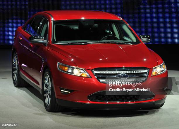 Ford Motor Company shows off the all new 2010 Ford Taurus to the world automotive media during a press preview day at the North American...