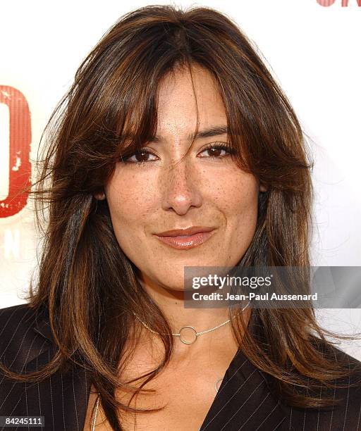 Actress Alicia Coppola arrives at the Jericho first season DVD launch party held at Crimson on October 2nd, 2007 in Hollywood, California.