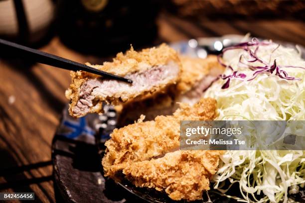 tonkatsu - tonkatsu stock pictures, royalty-free photos & images