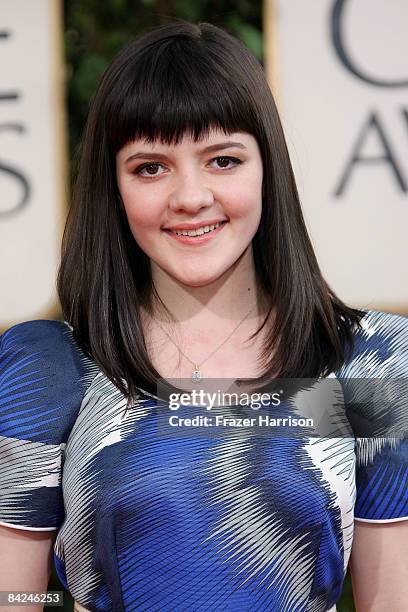 Actress Madeleine Martin arrives at the 66th Annual Golden Globe Awards held at the Beverly Hilton Hotel on January 11, 2009 in Beverly Hills,...