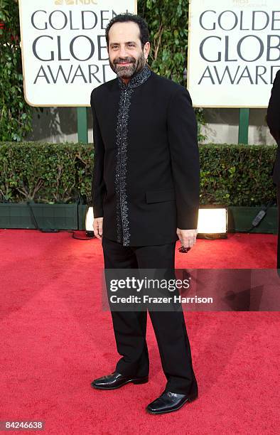 Actor Tony Shalhoub arrives at the 66th Annual Golden Globe Awards held at the Beverly Hilton Hotel on January 11, 2009 in Beverly Hills, California.