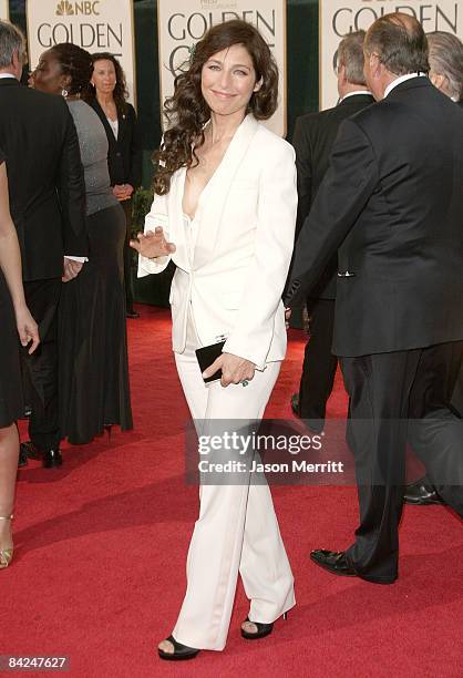 Actress Catherine Keener arrives at the 66th Annual Golden Globe Awards held at the Beverly Hilton Hotel on January 11, 2009 in Beverly Hills,...