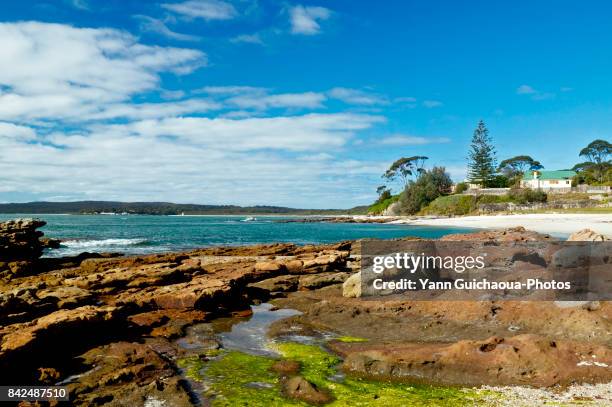 hyams beach, jervis bay, new south wales, australia - kiama stock-fotos und bilder