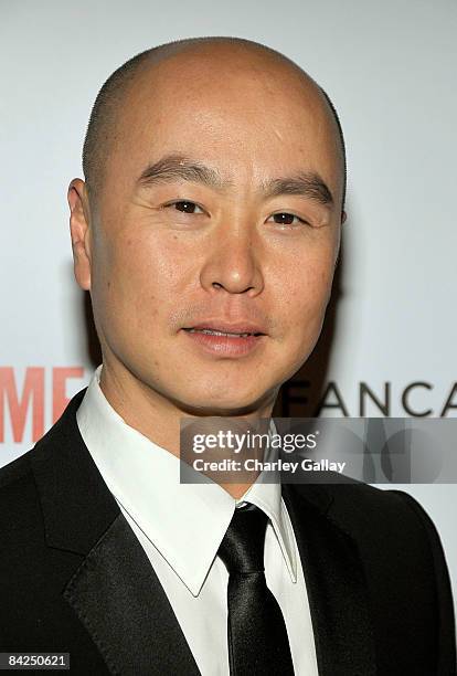 Actor C.S. Lee arrives at the official Showtime after party for the 66th Annual Golden Globe Awards held at the Verandah Room at The Peninsula Hotel...
