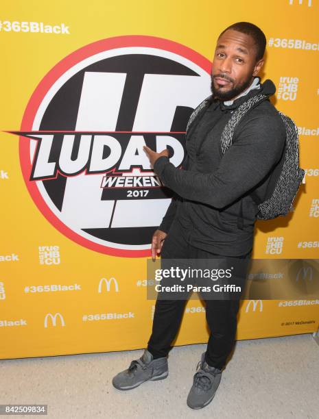 Singer Tank at 2017 LudaDay Celebrity Basketball Game at Morehouse College - Forbes Arena on September 3, 2017 in Atlanta, Georgia.