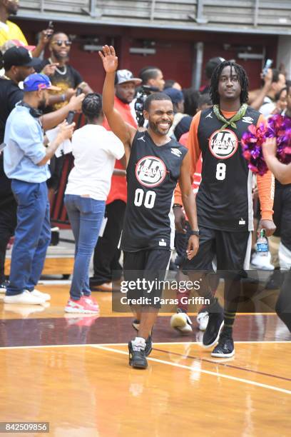 Lil Duval at 2017 LudaDay Celebrity Basketball Game at Morehouse College - Forbes Arena on September 3, 2017 in Atlanta, Georgia.