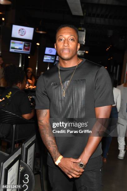 Rapper Lecrae at LudaDay Weekend Topgolf Takeover at Topgolf Midtown on September 3, 2017 in Atlanta, Georgia.