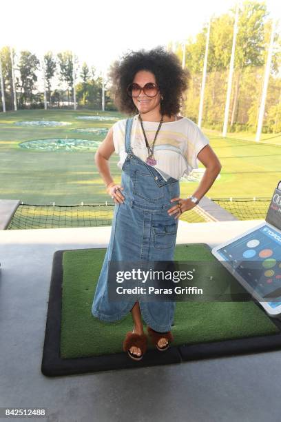 Mali Hunter at LudaDay Weekend Topgolf Takeover at Topgolf Midtown on September 3, 2017 in Atlanta, Georgia.