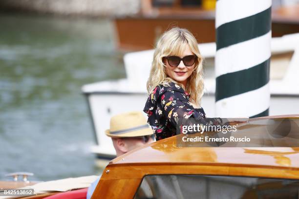 Kirsten Dunst is seen during the 74th Venice Film Festival at Excelsior Darsena on September 4, 2017 in Venice, Italy.