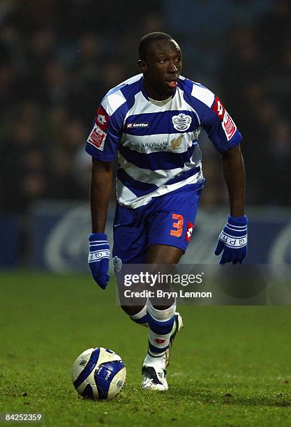 Damion Stewart of Queens Park Rangers in action during the Coca Cola Championship match between Queens Park Rangers and Coventry City at Loftus Road...