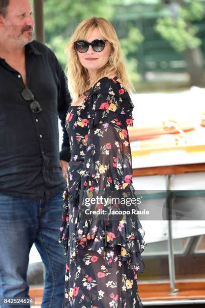 Kirsten Dunst is seen during the 74. Venice Film Festival on September 4, 2017 in Venice, Italy.