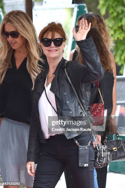 Susan Sarandon is seen during the 74. Venice Film Festival on September 4, 2017 in Venice, Italy.