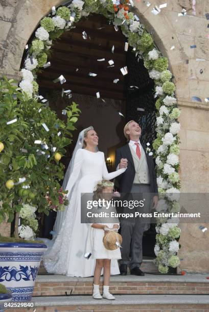 Wedding of Marie-Gabrielle of Nassau and Antonius Willms on September 2, 2017 in Marbella, Spain.