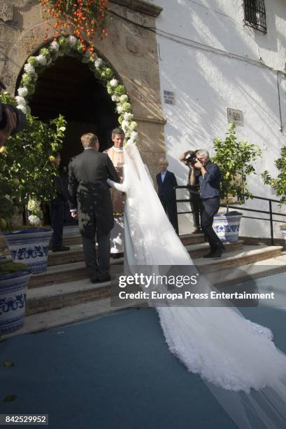 Jean of Luxemburgo, are seen attending the wedding of Marie-Gabrielle of Nassau and Antonius Willms on September 2, 2017 in Marbella, Spain.