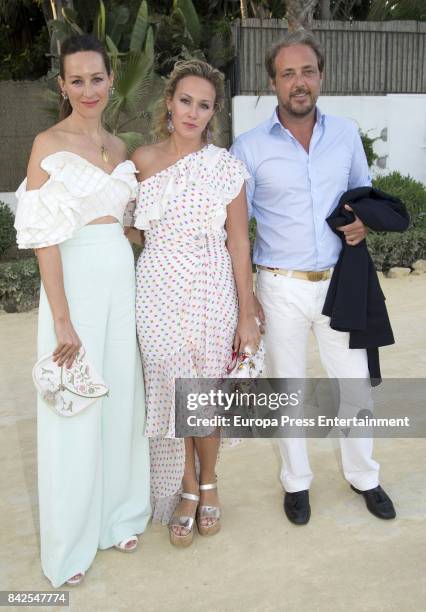 Marie-Gabrielle of Nassau, from The Grand Ducal Family of Luxembourg, is seen having dinner the day before the wedding of Marie-Gabrielle of Nassau,...