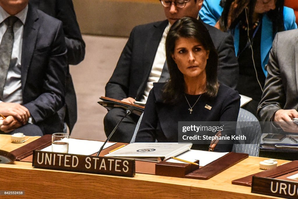 UN Security Council Holds An Emergency Meeting On North Korean Threat