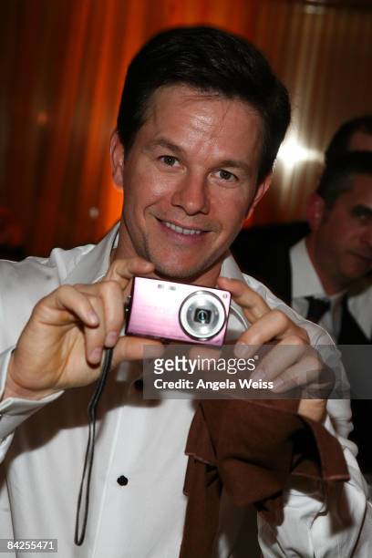 Actor Mark Wahlberg arrives at the official HBO after party for the 66th Annual Golden Globe Awards held at Circa 55 Restaurant, Poolside at the...