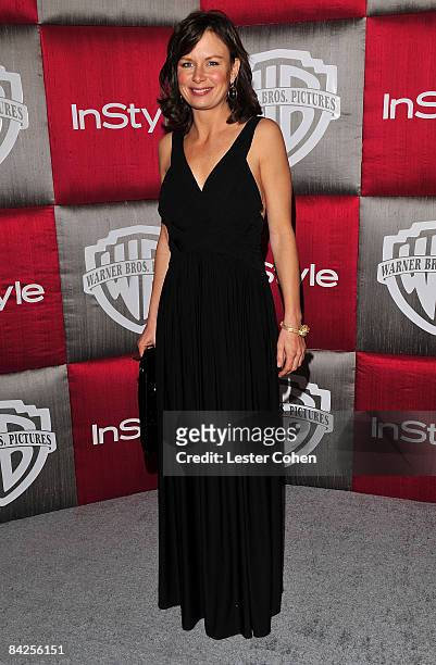 Actress Mary Lynn Rajskub arrives at the InStyle/Warner Bros. After party for the 66th Annual Golden Globe Awards held at the Beverly Hilton Hotel on...