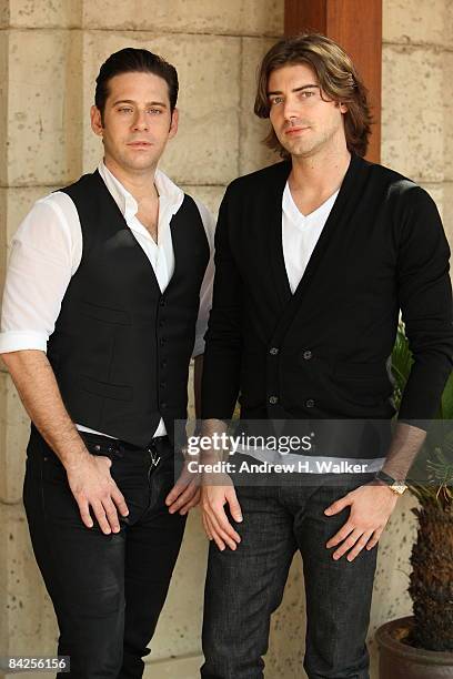 Producers Derek Anderson and Victor Kubicek during a portrait session on day three of The 5th Annual Dubai International Film Festival held at the...