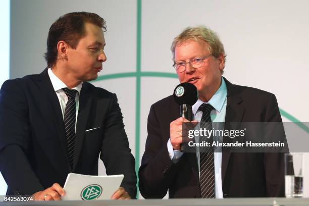 General view duing the Awarding Ceremony at the 20th anniversary of Volunteering for the Club 100 at Mercedes-Benz Museum on September 4, 2017 in...