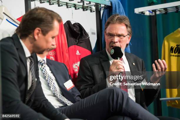 General viewduring the Awarding Ceremony at the 20th anniversary of Volunteering for the Club 100 at Mercedes-Benz Museum on September 4, 2017 in...