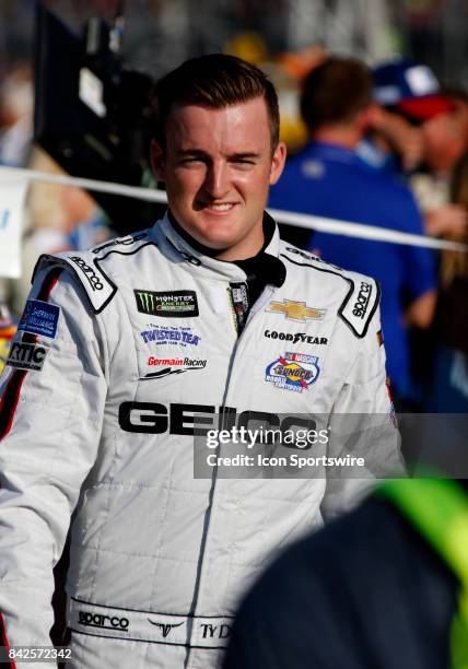 Ty Dillon Germain Motorsports GEICO Chevrolet SS prior to the Bojangles Southern 500 on September 3 at Darlington Raceway in Darlington, SC.