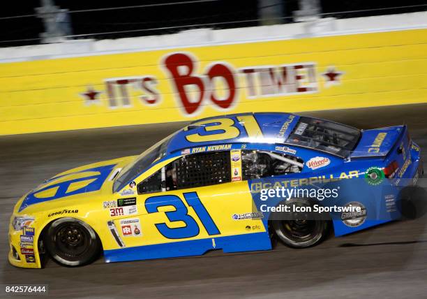 Ryan Newman Richard Childress Racing Caterpillar Chevrolet SS during the Bojangles Southern 500 on September 3 at Darlington Raceway in Darlington,...