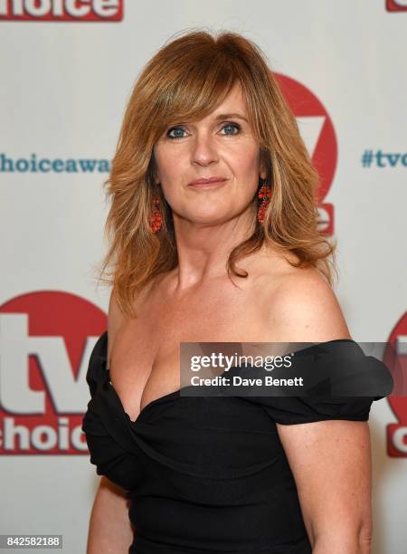 Siobhan Finneranattends the TV Choice Awards at The Dorchester on September 4, 2017 in London, England.