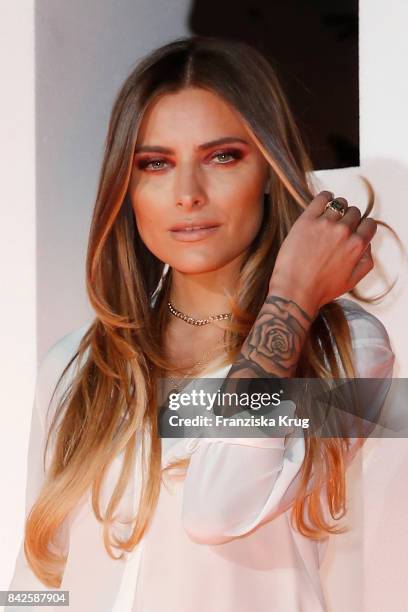Sophia Thomalla attends the BILD100 event at Axel Springer Haus on September 4, 2017 in Berlin, Germany.