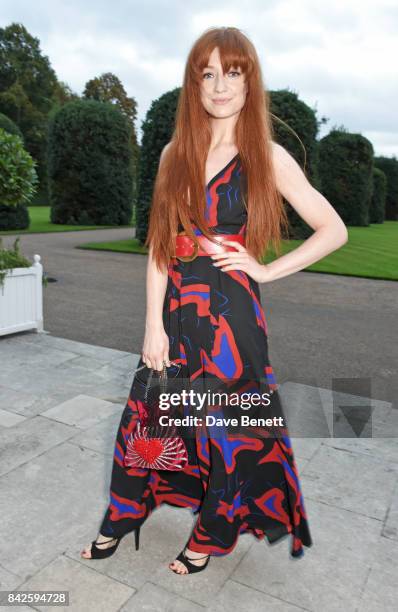 Nicola Roberts attends the House of Fraser VIP dinner to re-launch Issa London at The Orangery on September 4, 2017 in London, England.