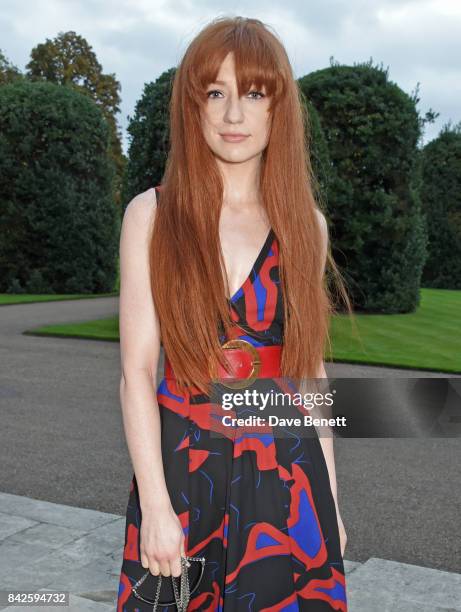 Nicola Roberts attends the House of Fraser VIP dinner to re-launch Issa London at The Orangery on September 4, 2017 in London, England.