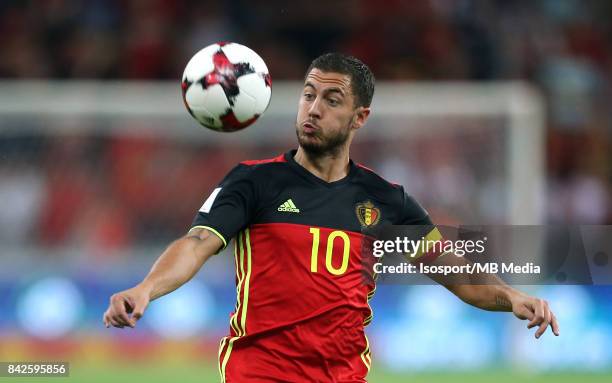 Liege, Belgium / Fifa WC 2018 Qualifying match : Belgium v Gibraltar / "nEden HAZARD"nEuropean Qualifiers / Qualifying Round Group H / "nPicture by...