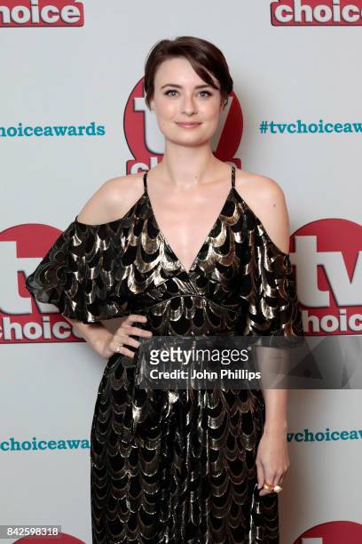 Jennifer Kirby arrives for the TV Choice Awards at The Dorchester on September 4, 2017 in London, England.