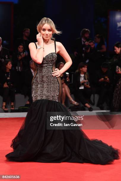 Joicy Muniz walks the red carpet wearing a Jaeger-LeCoultre watch ahead of the 'Three Billboards Outside Ebbing, Missouri' screening during the 74th...