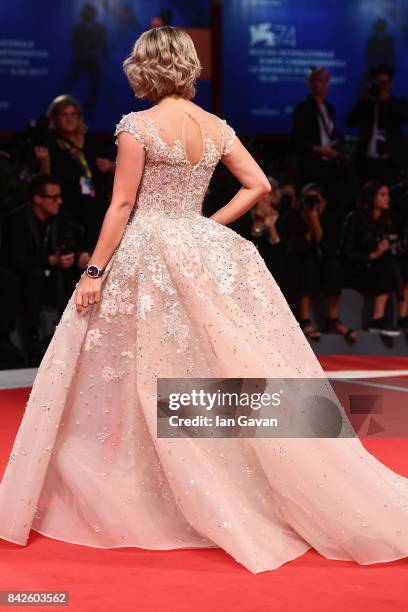 Noha Nabil walks the red carpet wearing a Jaeger-LeCoultre watch ahead of the 'Three Billboards Outside Ebbing, Missouri' screening during the 74th...