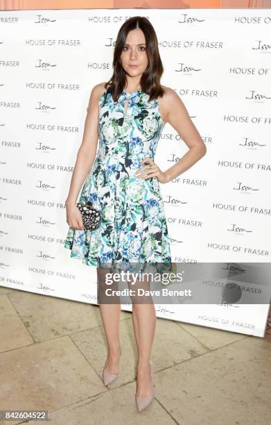 Lilah Parsons attends the House of Fraser VIP dinner to re-launch Issa London at The Orangery on September 4, 2017 in London, England.