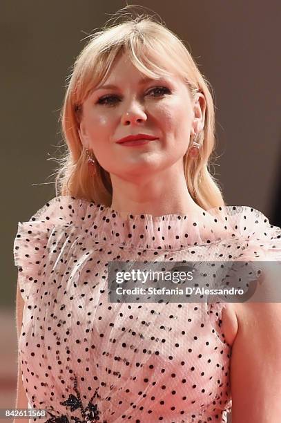 Kirsten Dunst from the movie 'Woodshock' walks the red carpet ahead of the 'Three Billboards Outside Ebbing, Missouri' screening during the 74th...