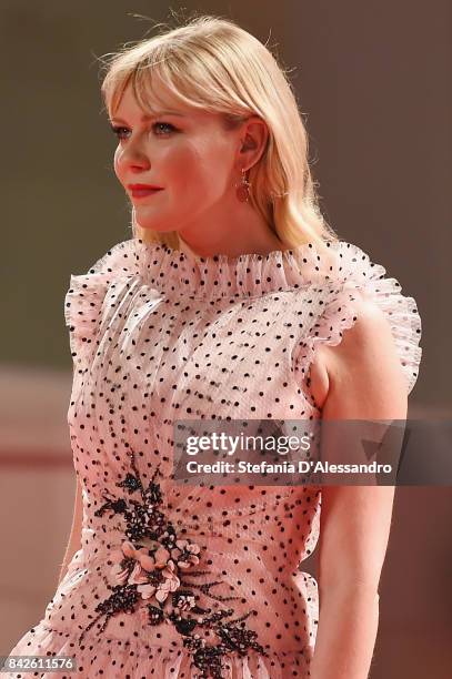 Kirsten Dunst from the movie 'Woodshock' walks the red carpet ahead of the 'Three Billboards Outside Ebbing, Missouri' screening during the 74th...