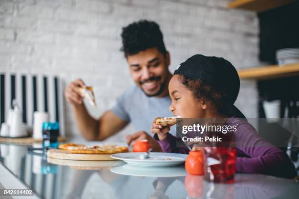 fun family mealtime - breakfast to go stock pictures, royalty-free photos & images