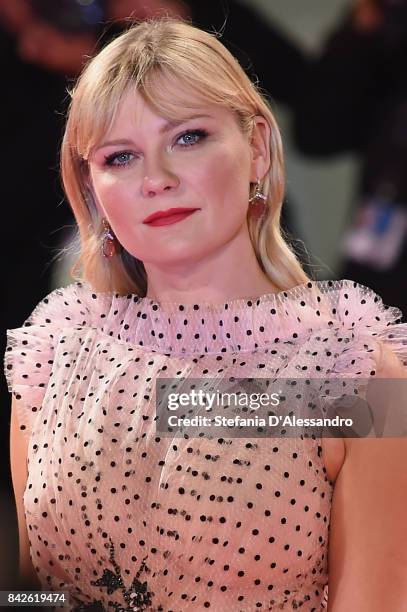 Kirsten Dunst from the movie 'Woodshock' walks the red carpet ahead of the 'Three Billboards Outside Ebbing, Missouri' screening during the 74th...