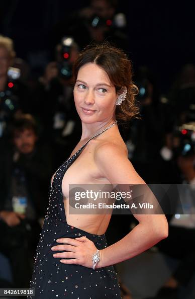 Cristiana Capotondi walks the red carpet ahead of the 'Three... News